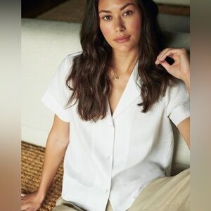 Quince 100% European Linen Short Sleeve Shirt